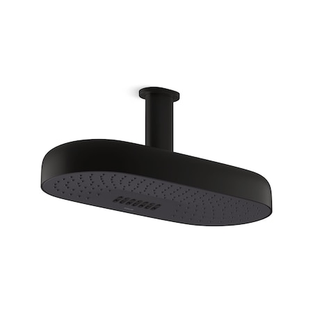 Kohler Statement 2F 356Mm/14  Dpmsg Rainhead Matte Black 26297-BL